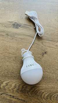 ЛЕД лампочка з кабелем 1м від USB