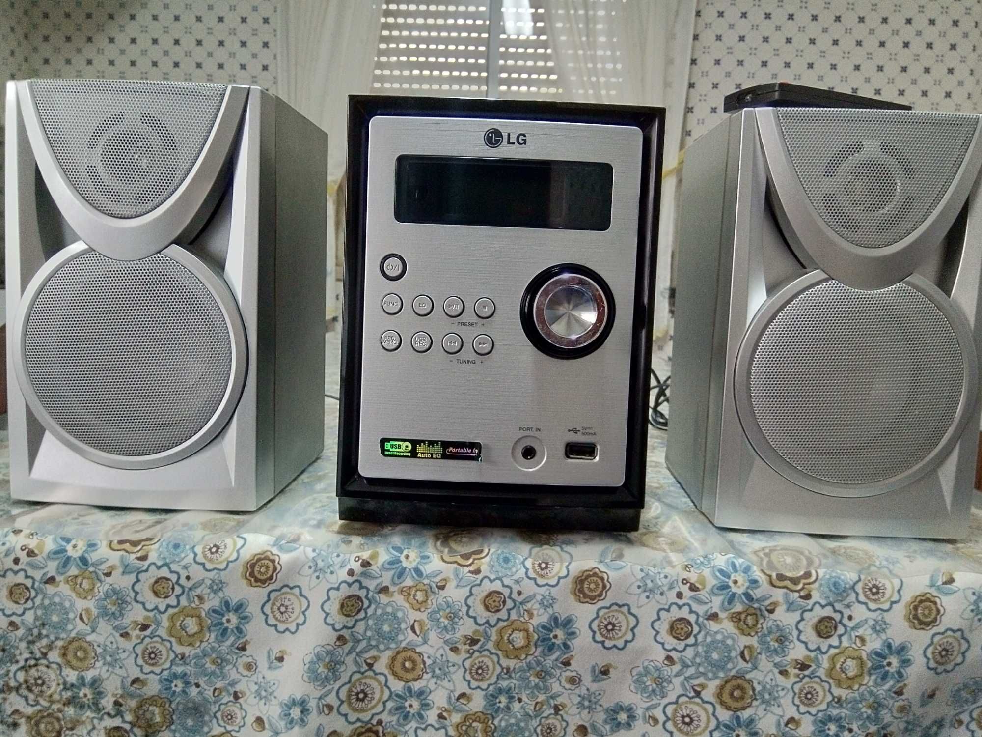 Micro system LG xa14, qualidade de som.