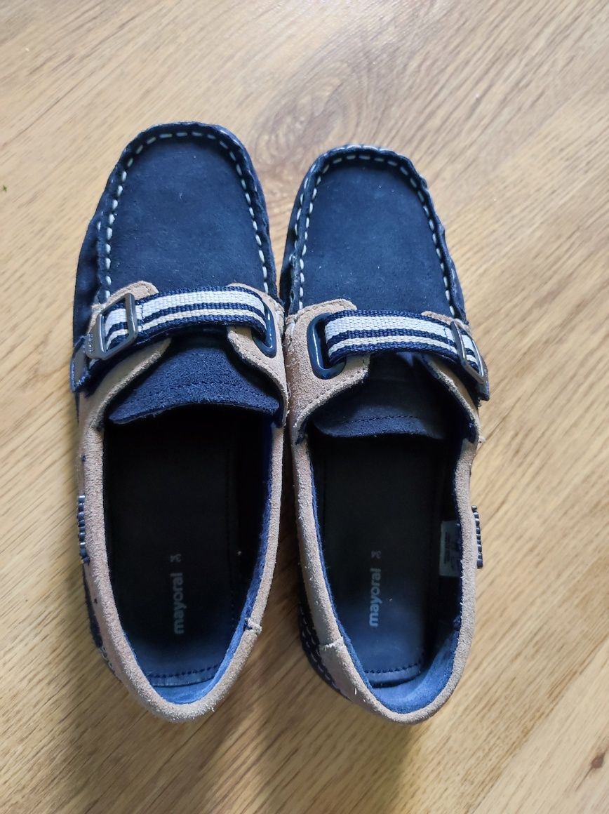 Buty MAYORAL typu mokasyny chłopięce rozmiar 34 jak nowe