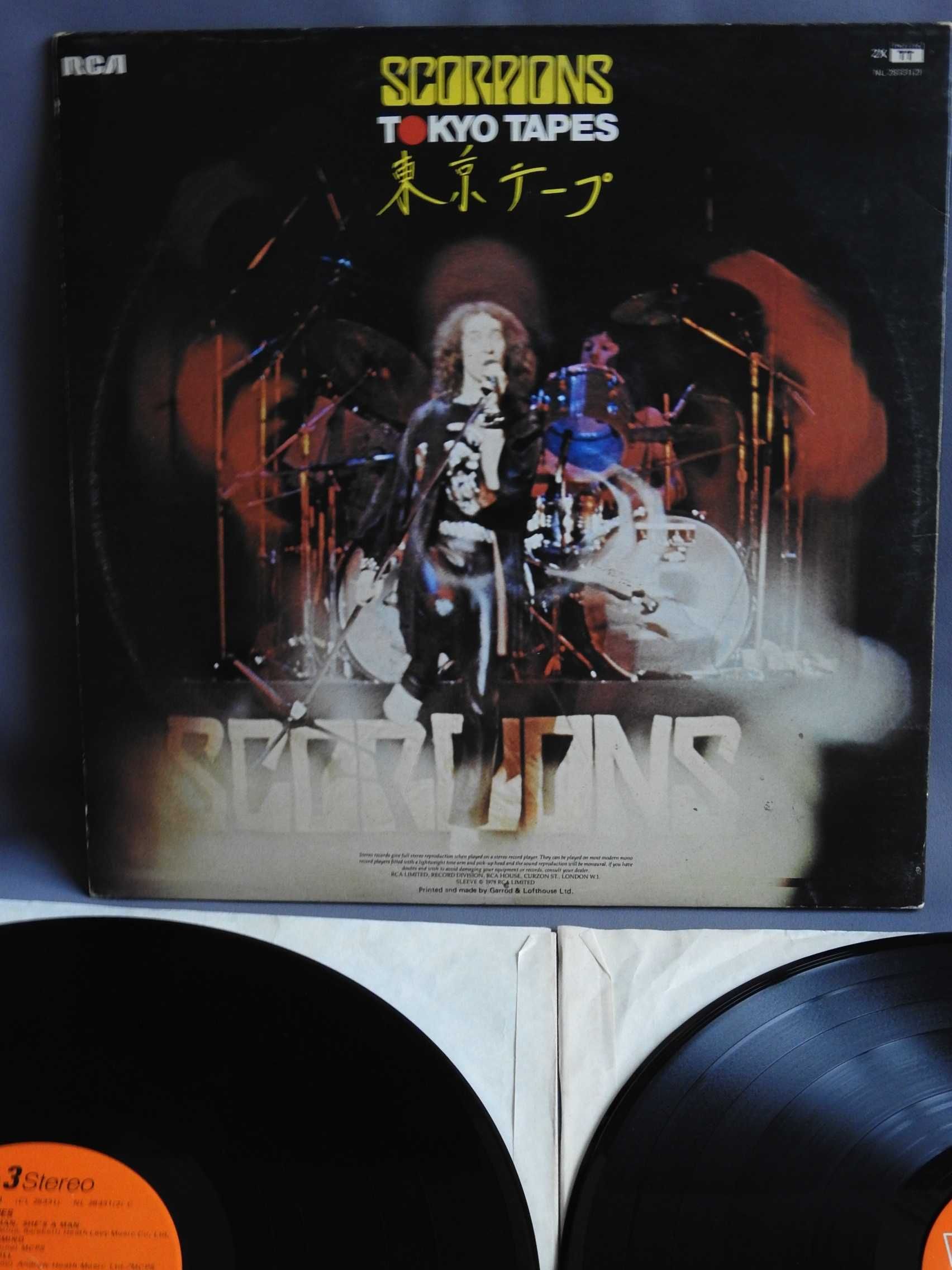 Scorpions Tokyo Tapes LP UK пластинка 1978 1press NM Британия оригинал