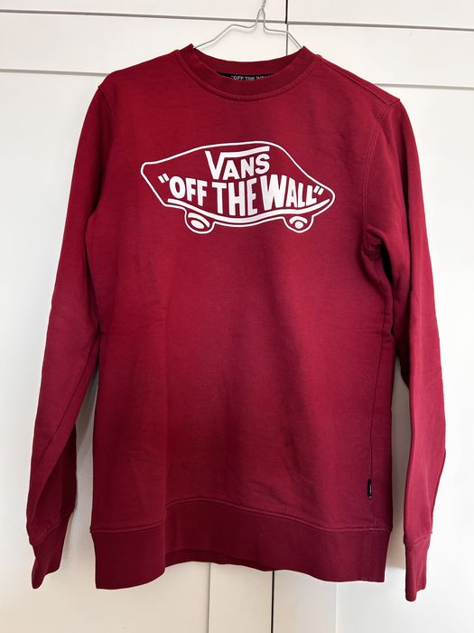 Sewatshirt bordeaux, tamanho S, Vans