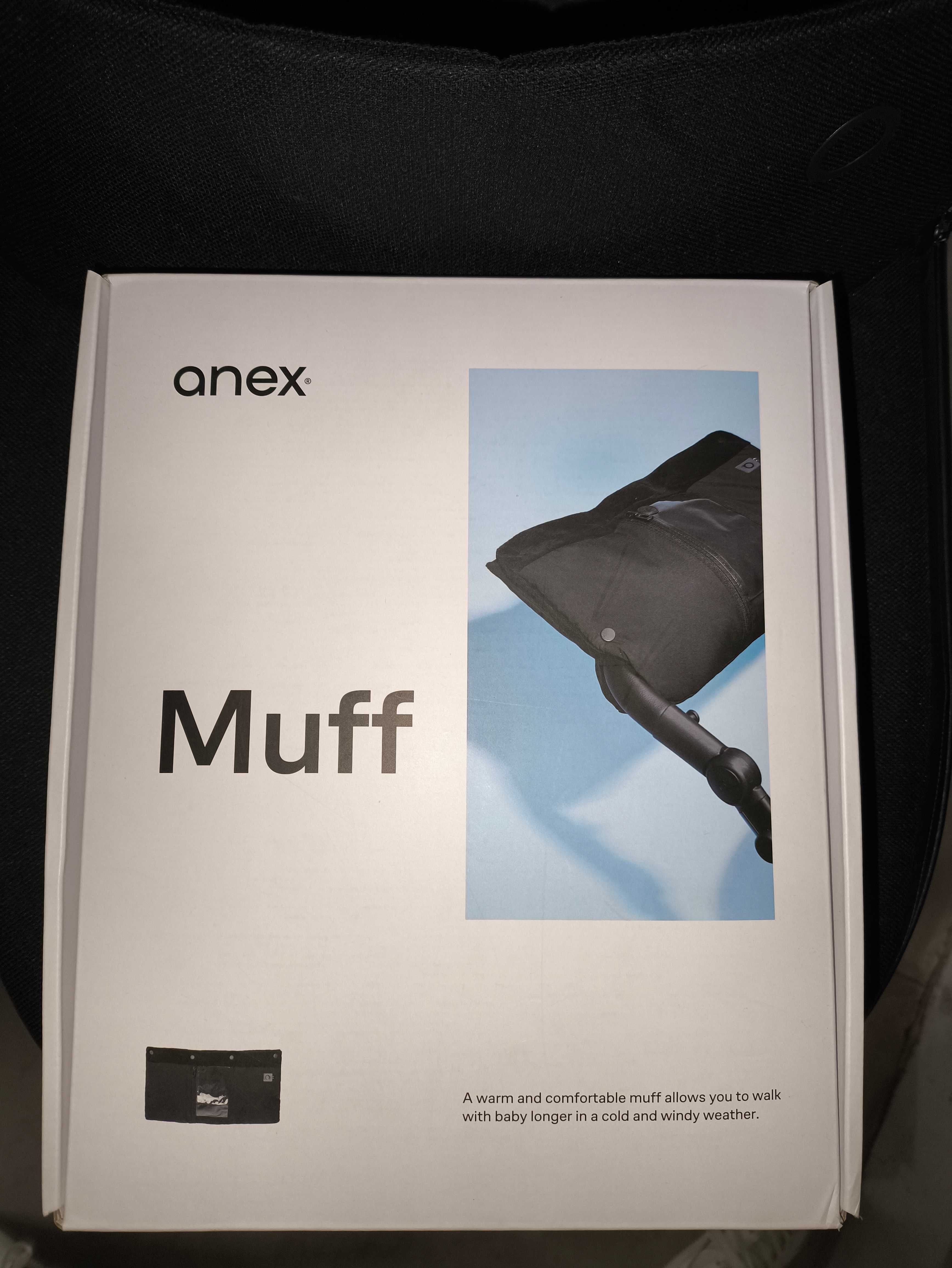 Wózek dziecięcy Anex m-type 2w1 Ink czarny 2023 + dodatki