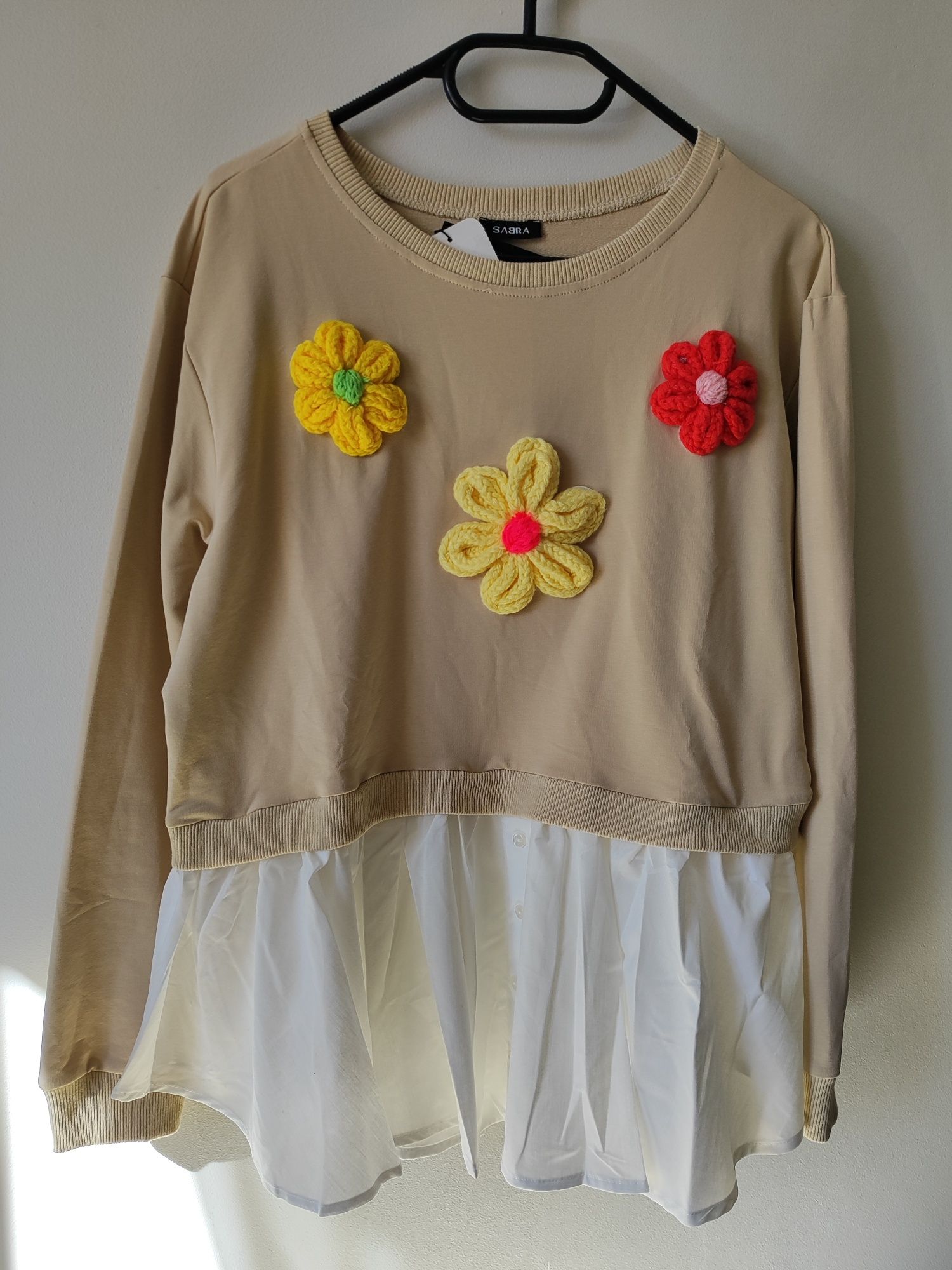 Bluza z kwiatami 3D