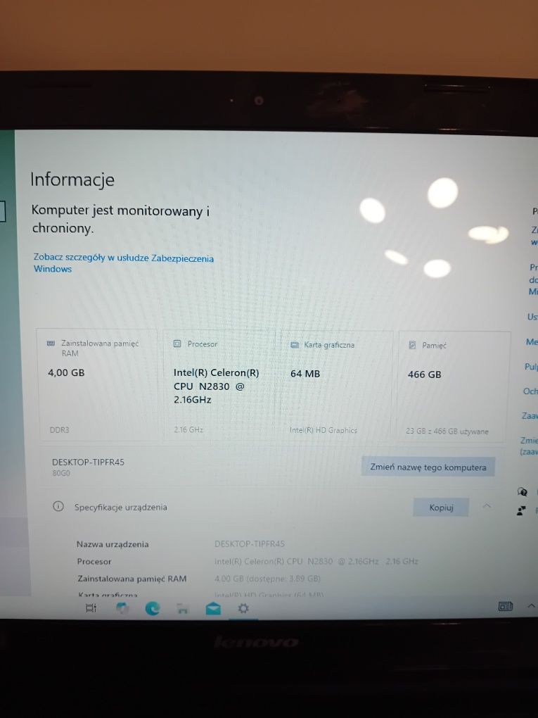 Laptop Lenovo G50-30