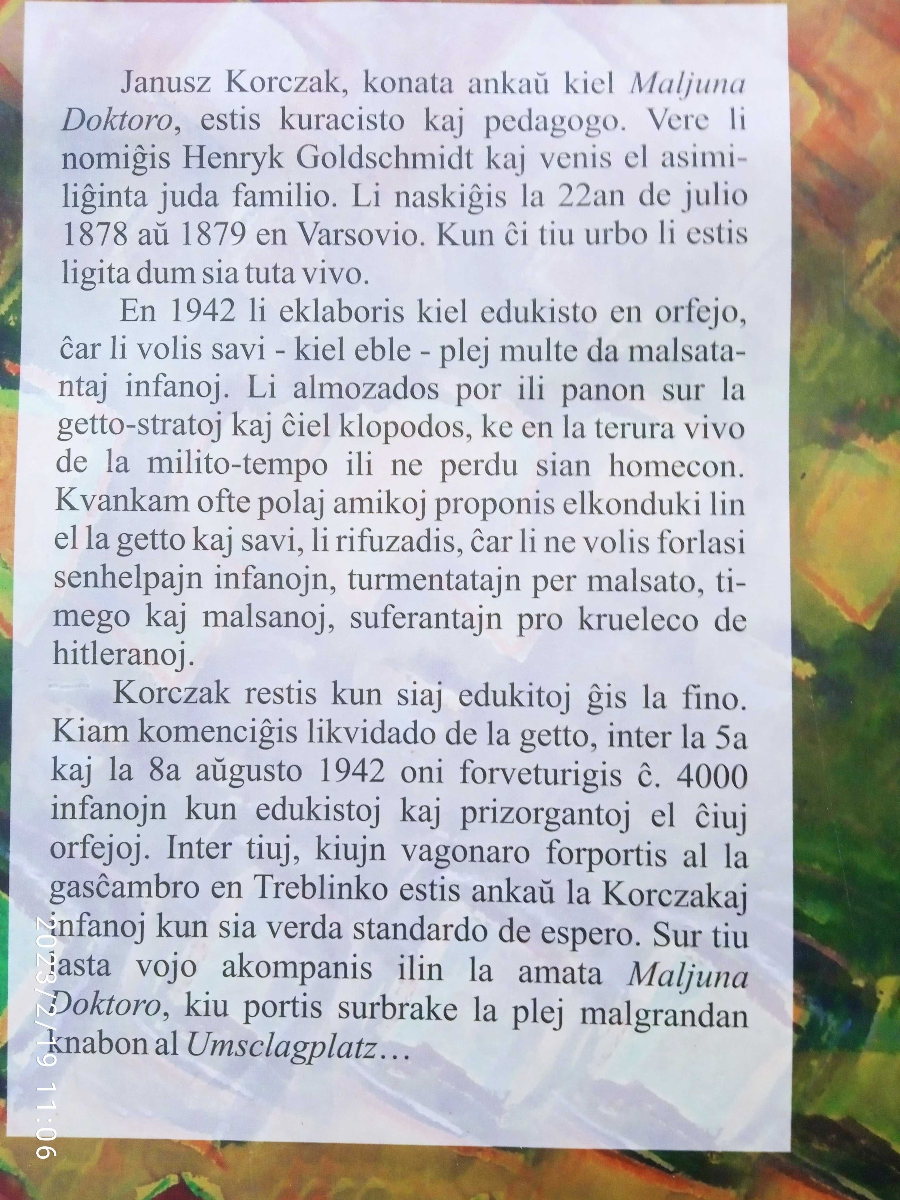 Język Esperanto - Król Maciuś Pierwszy - Janusz Korczak