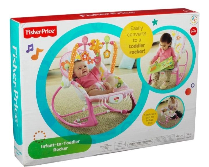 Leżaczek bujaczek Fisher Price