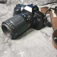 Canon EOS 850 lustrzanka analogowa na kliszę i obiektyw Tamron