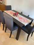 Mesa madeira maciça extensível 1,40*0,90