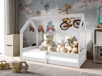 Łóżko dla dzieci domek niskie CZARUŚ 160x80