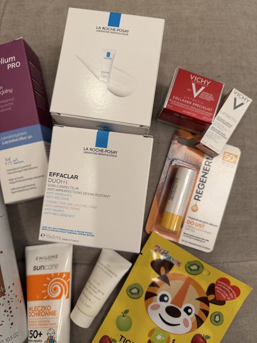 Zestaw kosmetyków – nowe i używane, l do twarzy i ciała