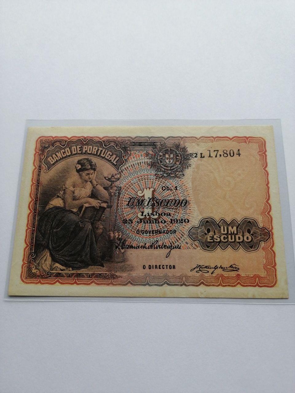 Nota 1 escudo 1920