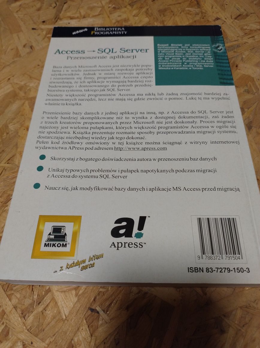 Access SQL Server. Przenoszenie aplikacji - Russell Sinclair