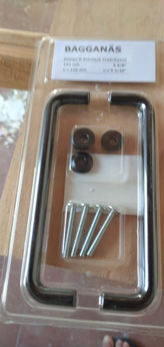 Puxadores pretos ikea BAGGANÄS