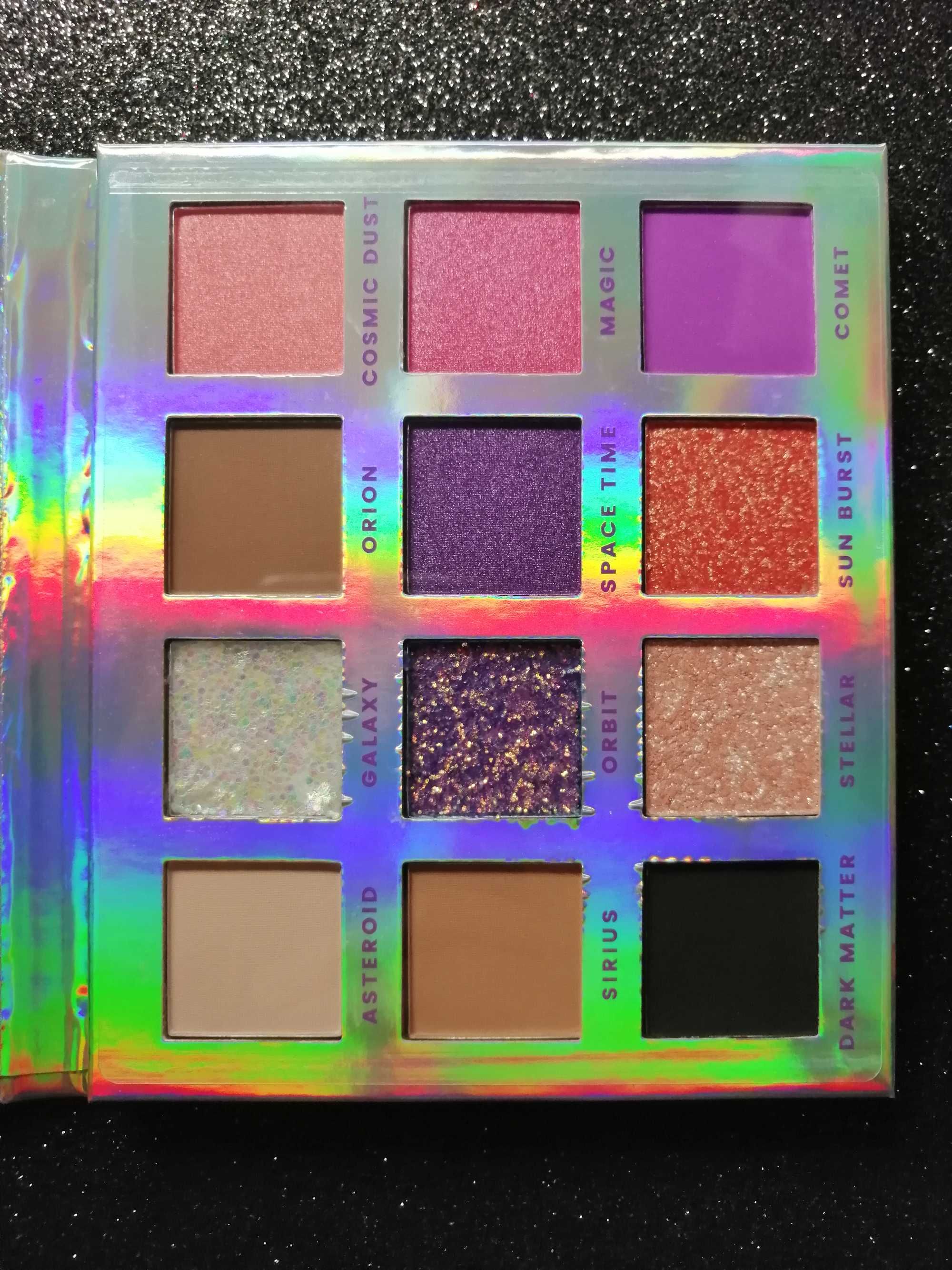 Nowa paleta cieni GalaxyGlam Stars brokatowa błyszcząca glitter topper
