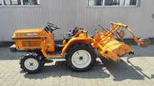Japoński Traktor ciągnik Kubota Bulltra B1-15 4x4 + glebogryzarka 15KM