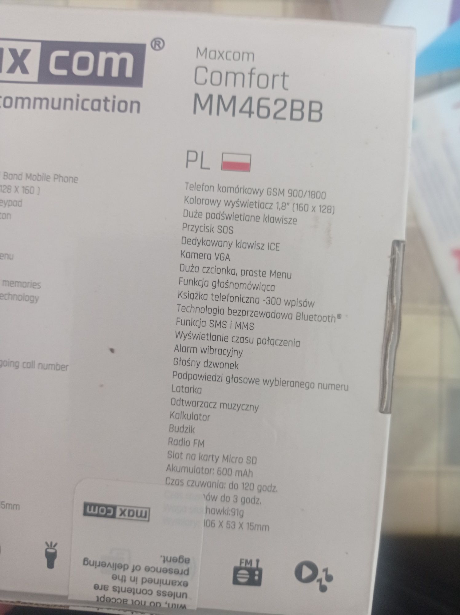 Telefon z klawiaturą Maxcom