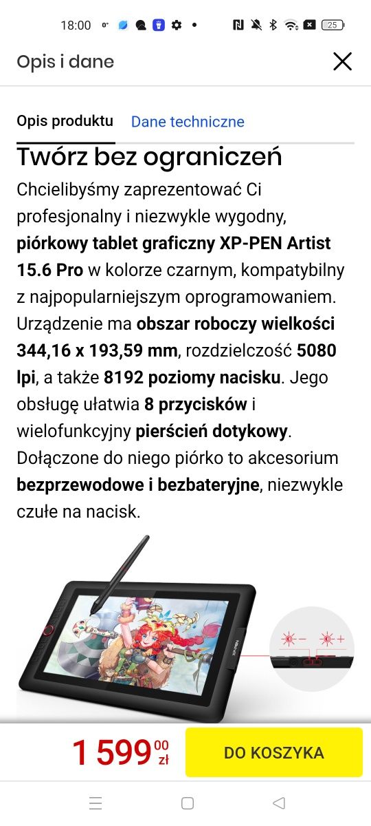 Nowy tablet graficzny