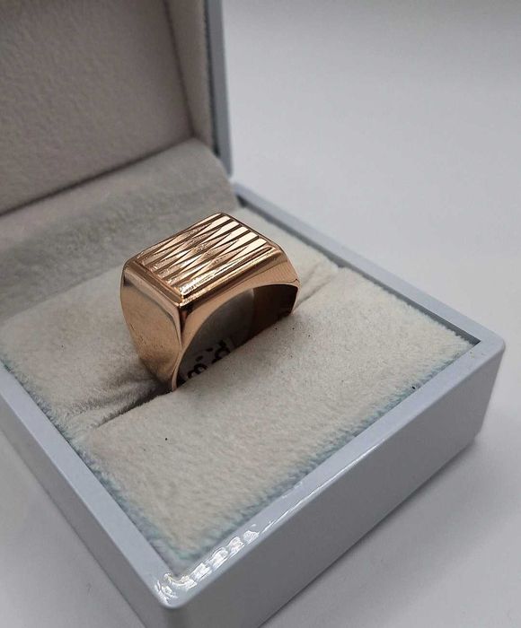 Złoty pierścionek sygnet 8,60gr SPOKO LOMBARD BEŁCHATÓW skup złota