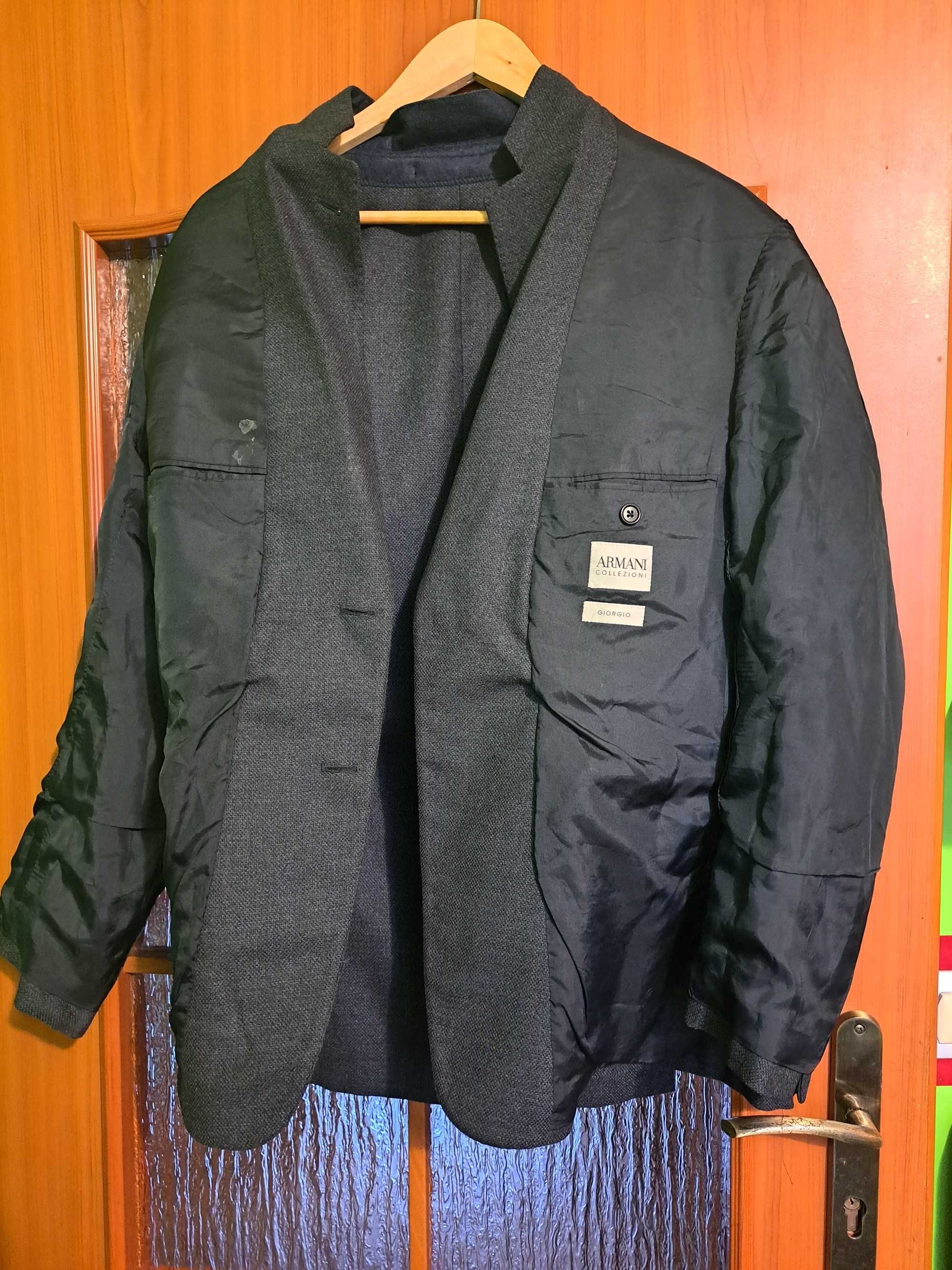 Elegancka marynarka męska ARMANI COLLEZIONI . Rozmiar 52.