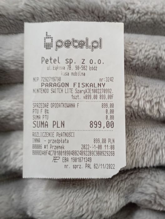 Nintendo swich lite szare i akcesoria