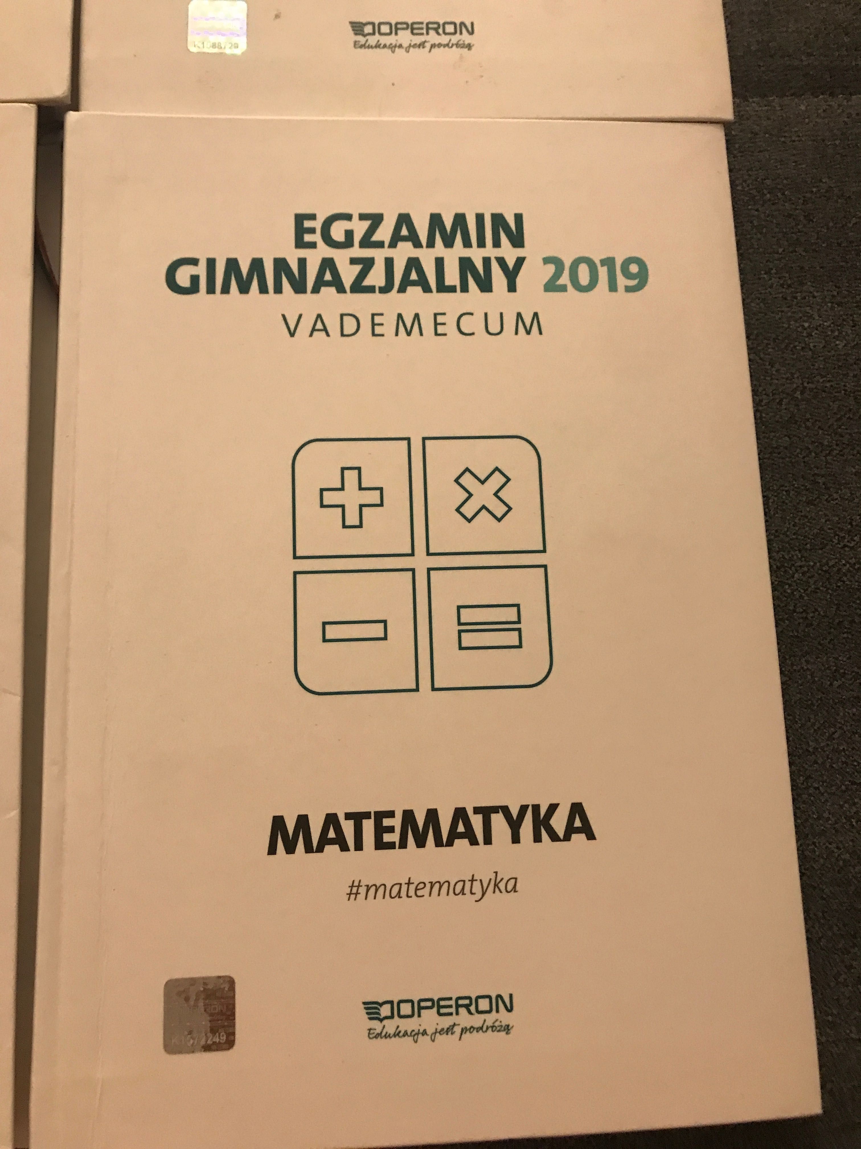 Vademecum operon egzamin gimnazjalny 2019 matematyka