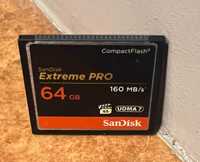 Karta Pamięci Sandisk CF  Extreme PRO 64GB 160 MB/s