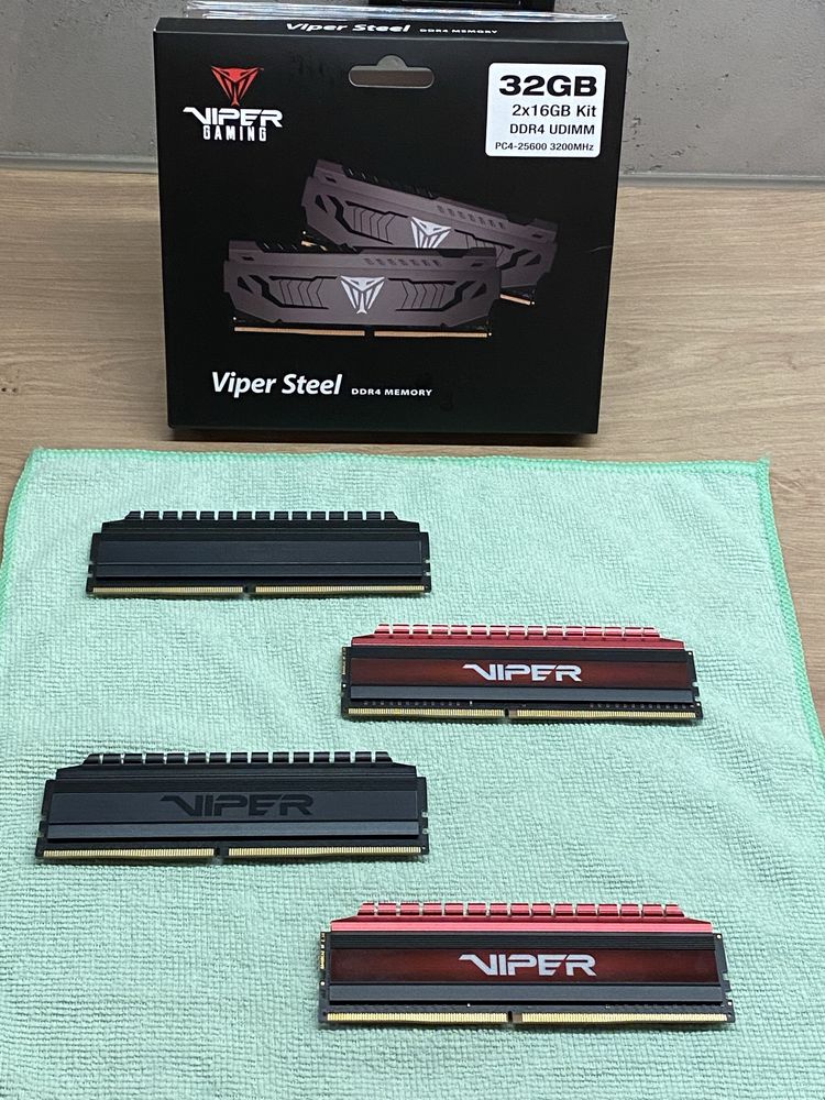 16 GB RAM DDR4 3200MHz Patriot Viper zestaw 4 kości