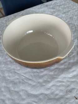 Terrina Forma redonda Grés padrão flor