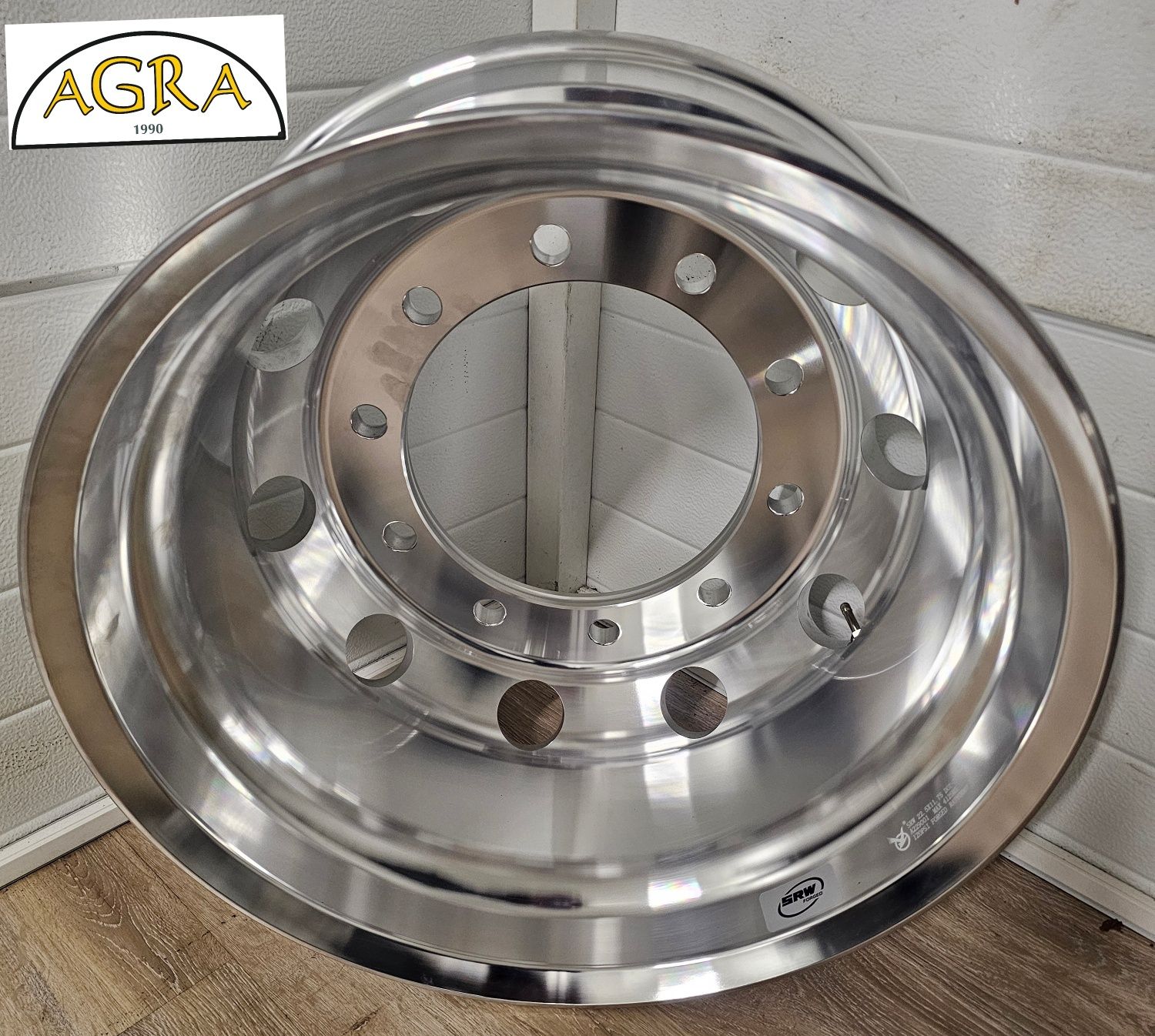 FELGA (990netto) 9.00 22.5 ET176 ALUMINIOWA naczepa przód SRW 9