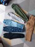 Zestaw paka spodnie 116 dresowe jeans chinos joggersy