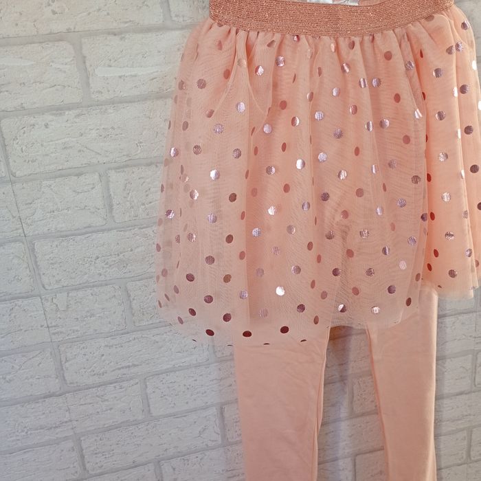 Nowe leginsy ze spódniczką 128