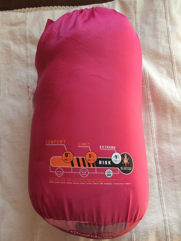 Śpiwór Quechua S10 Junior XS 140cm max.