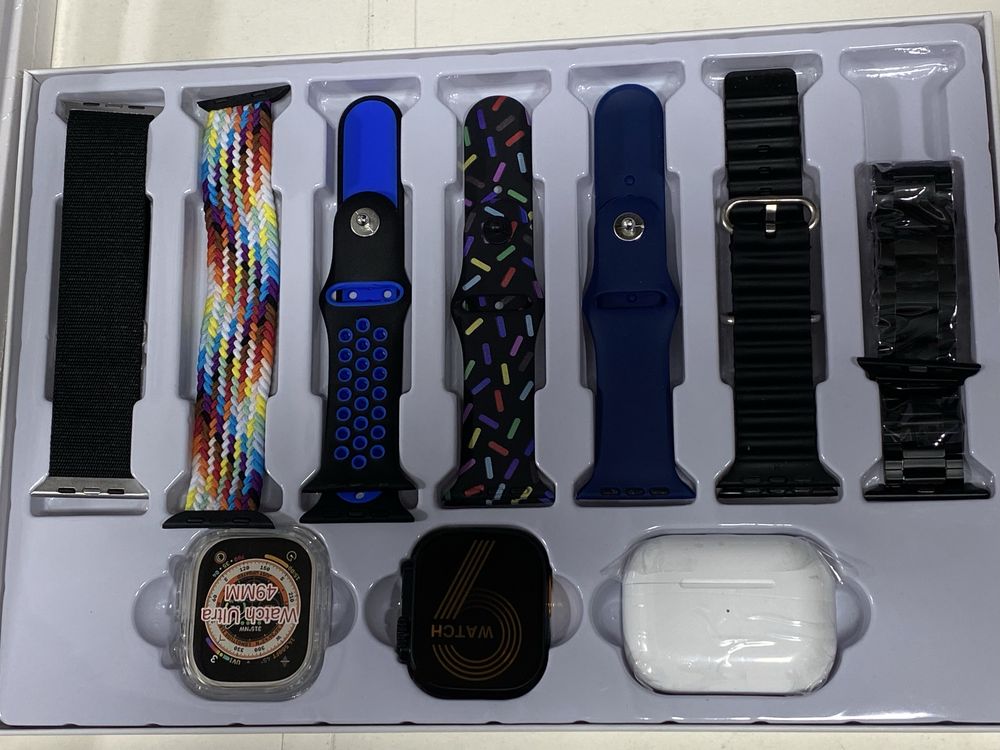 Набор часы I20 Ultra 2 Max Suit+Bluetooth наушники 5RD Generation