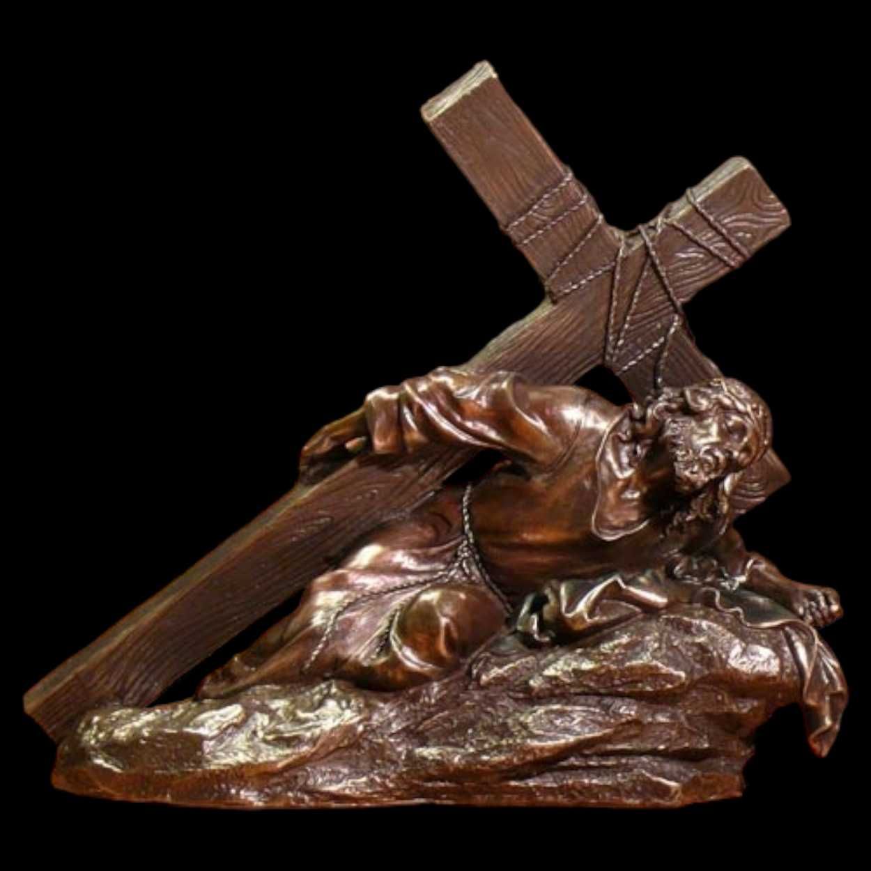 rzeźba - JEZUS niosący KRZYŻ VERONESE (WU75434A4)