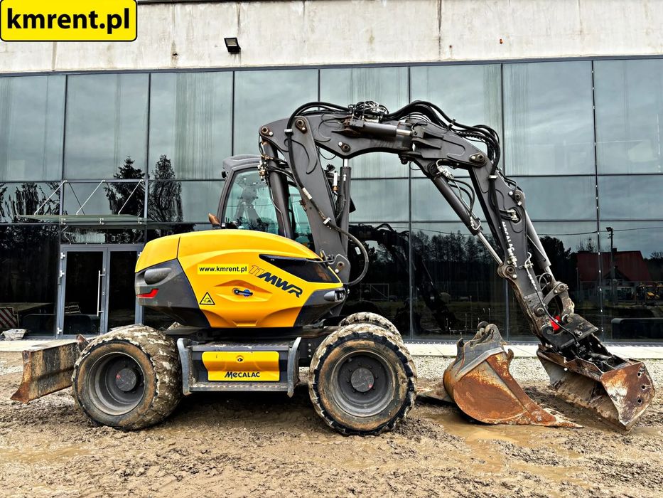Mecalac 11 MWR KOPARKA KOŁOWA 2019r. | 9 12 LIEBHERR 311 309 TAKEUCHI 295 KOMATSU PW 98 118
