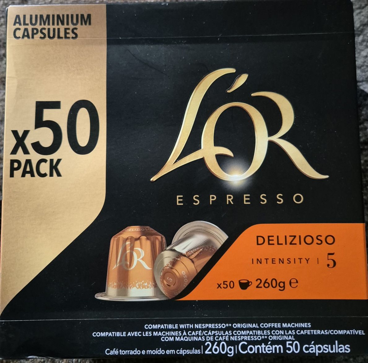 Kapsułki nespresso L'OR Delizioso 5 156 szt