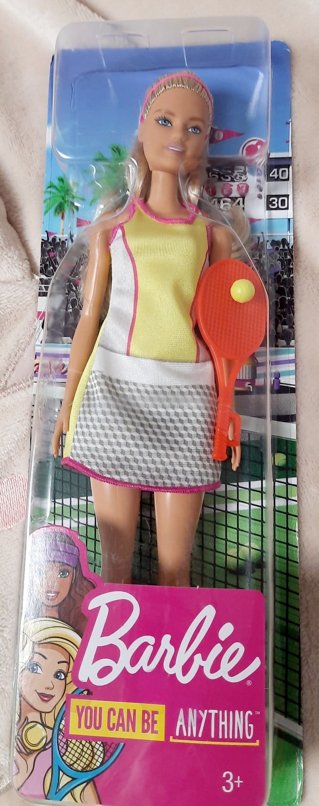 Lalka Barbie kariera Tenisistka DVF50, nowa