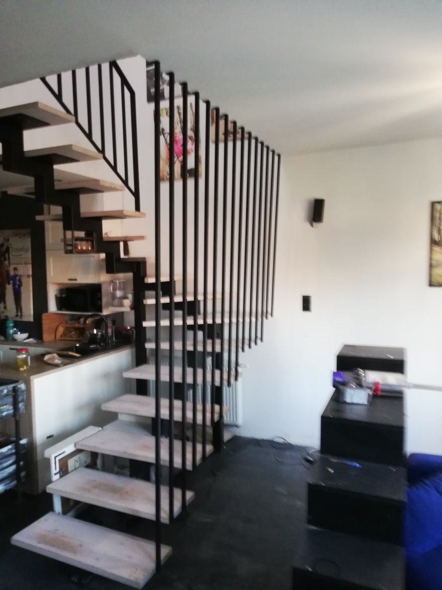 Balustrady nowoczesne  typu loft, harfa