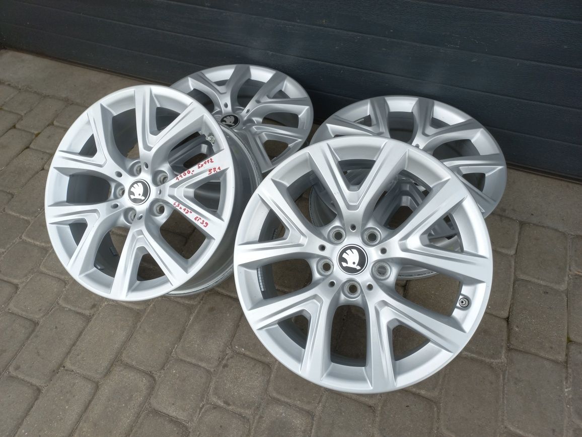 Felgi aluminiowe 17" 5x112 do Skoda