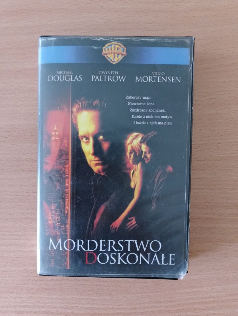 Film "MORDERSTWO DOSKONAŁE" na kasecie VHS, sensacja, M.Douglas, video