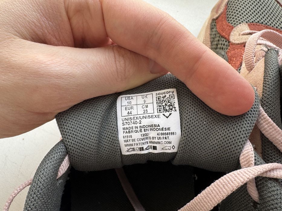 Saucony ProGrid Omni 9 Grey/Pink (S70740-2) | 44 розмір | Оригінал