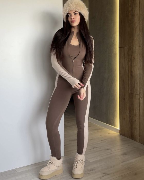 Костюм термо/ жіночий комплект/ комбінезон+топ/ жіночий комплект термо