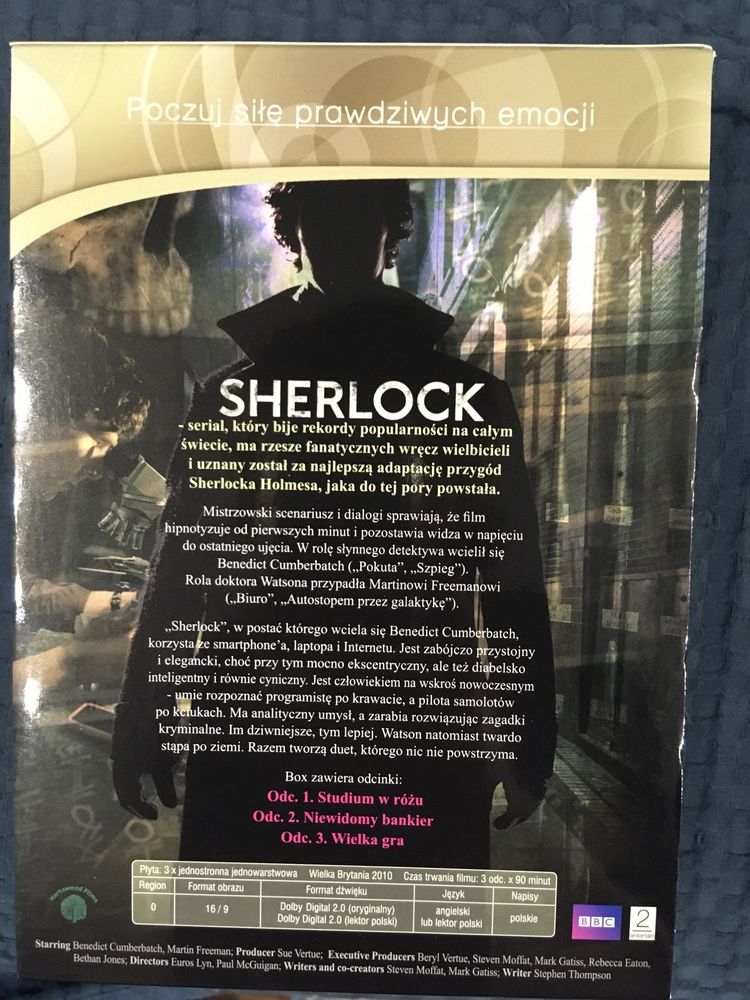 Sherlock BBC sezon 1 dvd