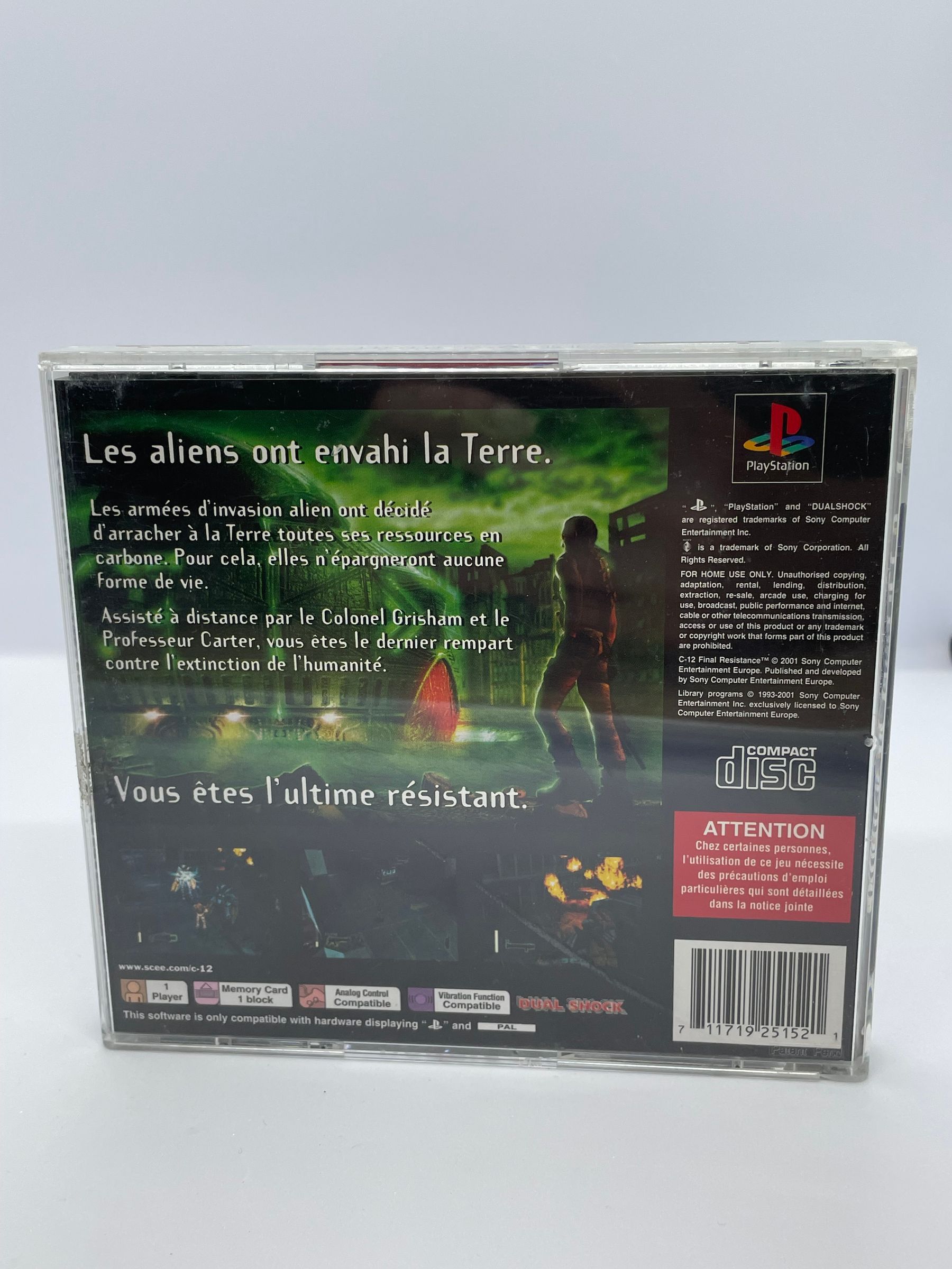 C-12 Final Resistance PS1 PSX (FR)