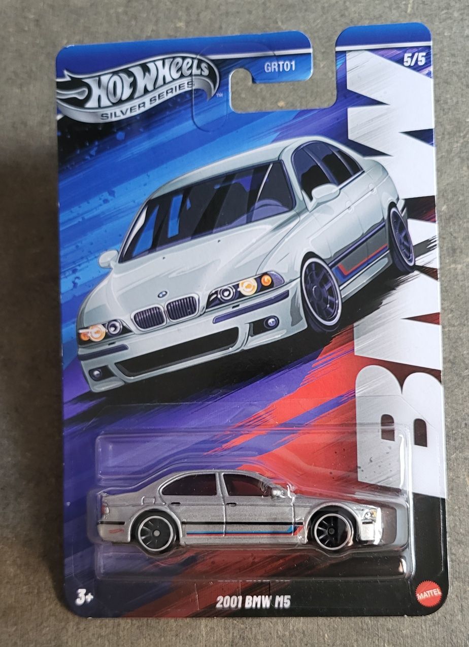 Hot Wheels 2001 BMW M5 E39 Silver Series