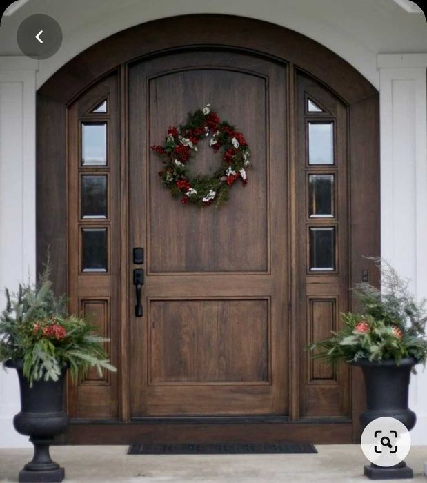 ++ Drzwi Wejściowe Zewnętrzne Drewniane CZYSTE POWIETRZE + GRATIS ++