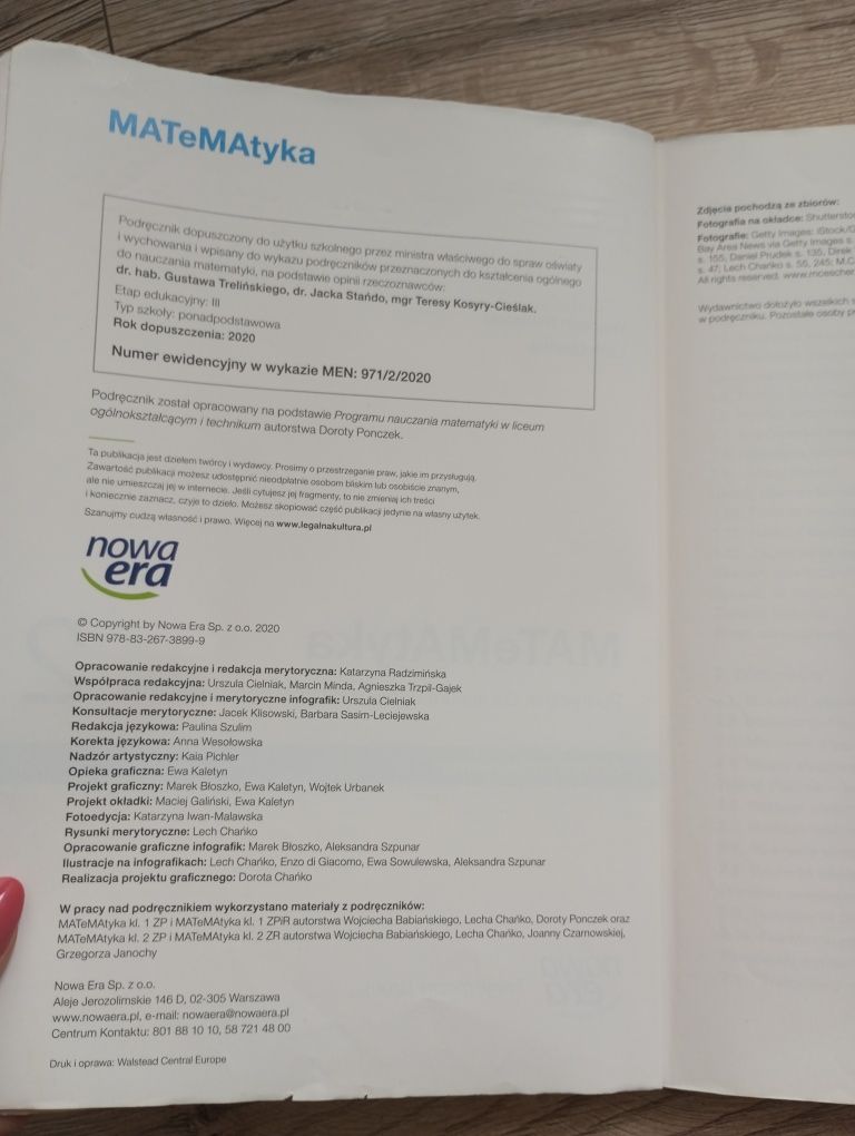 Matematyka 2 nowa era