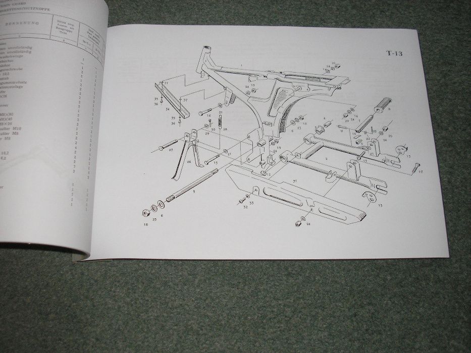 Romet 50-T-1 - katalog części