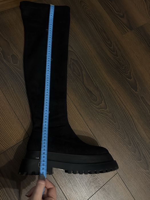 Ботфорти Bomond штучний замш чорні 40 розмір