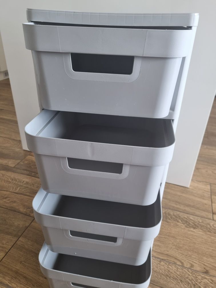 Curver regał z 4 szufladami Infinity
